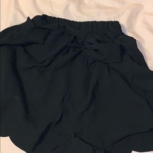 dressy black shorts